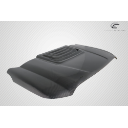 2011-2016 Ford Super Duty F250 F350 F450 Carbon Creations Raptor Look Hood - 1 Piece image - 5