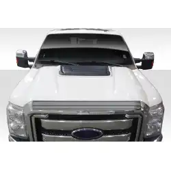 2011-2016 Ford Super Duty F250 F350 F450 Raptor Look Hood - 1 Piece image - 1