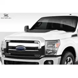 2011-2016 Ford Super Duty F250 F350 F450 Raptor Look Hood - 1 Piece image - 7