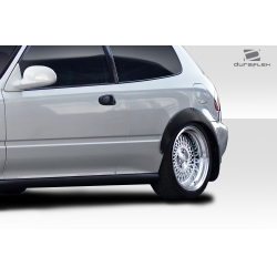 1992-1995 Honda Civic 2dr / HB Duraflex J Spec Fender Flares - 4 Piece image - 6
