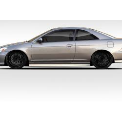 2001-2005 Honda Civic 2DR 4DR Duraflex Sleek Side Skirts - 4 Piece image - 1