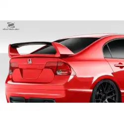2006-2011 Honda Civic 4DR Type M Wing Spoiler - 4 Piece image - 23