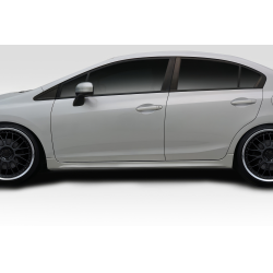 2012-2015 Honda Civic 4DR Duraflex RR Side Skirts - 2 Piece image - 1