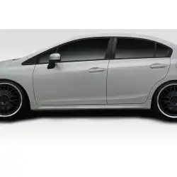 2012-2015 Honda Civic 4DR RR Side Skirts - 2 Piece image - 1