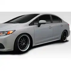 2012-2015 Honda Civic 4DR RR Side Skirts - 2 Piece image - 8