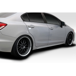 2012-2015 Honda Civic 4DR Duraflex RR Side Skirts - 2 Piece image - 4