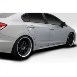 2012-2015 Honda Civic 4DR RR Side Skirts - 2 Piece image - 9