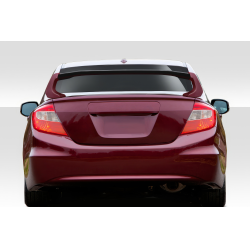 2012-2015 Honda Civic 4DR Duraflex RR Wing Spoiler - 3 Piece image - 1