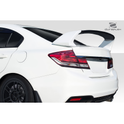 2012-2015 Honda Civic 4DR Duraflex RR Wing Spoiler - 3 Piece image - 3