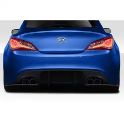 2010-2016 Hyundai Genesis Coupe Speedster Rear Diffuser - 1 Piece image - 1