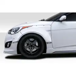 2012-2017 Hyundai Veloster Turbo Envision Front Fender Flares - 4 piece image - 3