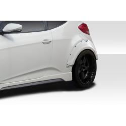 2012-2017 Hyundai Veloster Turbo Duraflex Envision Rear Fender Flares - 4 Piece image - 3