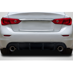 2014-2017 Infiniti Q50 Carbon Creations VIP Rear Diffuser - 1 Piece image - 1