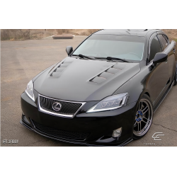 2006-2013 Lexus IS Series IS250 IS350 Carbon Creations DriTech TS-2 Hood - 1 Piece image - 3