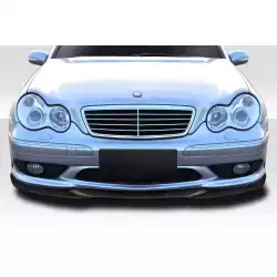 2001-2007 Mercedes C Class W203 L-Sport Front Lip Spoiler - 1 Piece ( For AMG Bumper only) image - 1