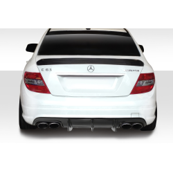 2008-2011 Mercedes C Class / C63 W204 Duraflex Super Fin Rear Diffuser - 1 Piece ( fits AMG Bumper only ) image - 1