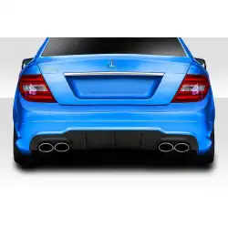 2012-2014 Mercedes C Class / C63 W204 C63 Look Rear Diffuser - 1 Piece ( For AMG Bumper only) image - 3