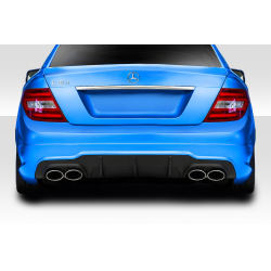 2012-2014 Mercedes C Class / C63 W204 Duraflex C63 Look Rear Diffuser - 1 Piece ( For AMG Bumper only) image - 1