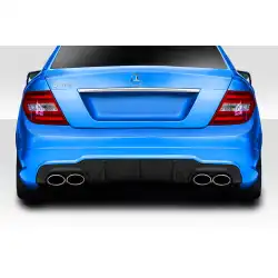 2012-2014 Mercedes C Class / C63 W204 C63 Look Rear Diffuser - 1 Piece ( For AMG Bumper only) image - 1