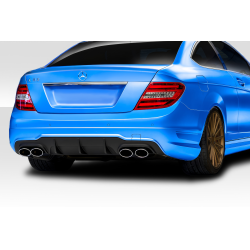 2012-2014 Mercedes C Class / C63 W204 Duraflex C63 Look Rear Diffuser - 1 Piece ( For AMG Bumper only) image - 1