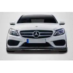 2015-2021 Mercedes C Class W205 DriTech Fortune Front Lip - 1 Piece ( For AMG Bumper only) image - 1