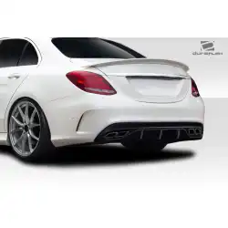 2015-2021 Mercedes C Class W205 C63 Look Rear Diffuser - 1 Piece ( For AMG Bumper only) (S) image - 10
