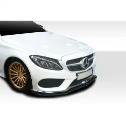 2015-2021 Mercedes C Class W205 Fortune Front Lip - 1 Piece ( For AMG Bumper only) (S) image - 10