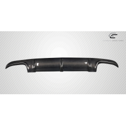 2003-2006 Mercedes E55 W211 Carbon Creations L Sport Rear Diffuser - 1 Piece image - 5