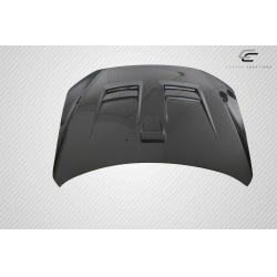 2008-2017 Mitsubishi Lancer / Lancer Evolution 10 Carbon Creations D Spec Hood - 1 Piece image - 3