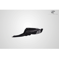 2008-2015 Mitsubishi Lancer Evo X Carbon Creations DriTech OEM Look Rear Diffuser - 1 Piece image - 8