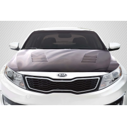 2011-2015 Kia Optima Carbon Creations TS-1 Hood - 1 Piece image - 1
