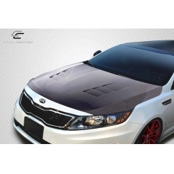 2011-2015 Kia Optima Carbon Creations TS-1 Hood - 1 Piece image - 2