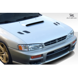 1993-2001 Subaru Impreza Duraflex STI Look Hood - 1 Piece image - 3
