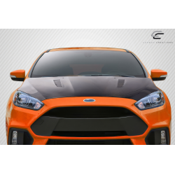 2016-2018 Ford Focus Carbon Creations RS Look Hood - 1 Piece image - 2