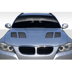 2009-2011 BMW 3 Series E90 Duraflex GTR Hood - 1 Piece image - 1
