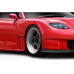 1993-1997 Mazda RX-7 Duraflex Bossen Wide Body Front Fenders - 2 Piece image - 3