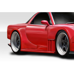 1993-1997 Mazda RX-7 Duraflex Bossen Wide Body Rear Fender Flares- 2 Piece image - 4