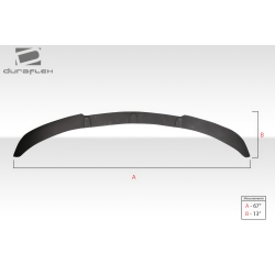 Universal Duraflex Adjustable Front Splitter - 3 Piece image - 4