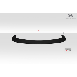 Universal Duraflex Type 3 Front Lip Splitter - 1 Piece image - 6