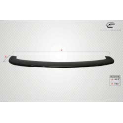 Universal Carbon Creations Type 3 Front Lip Splitter - 1 Piece image - 2