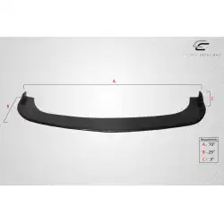 Universal Type 4 Front Lip Splitter - 1 Piece image - 2