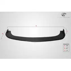 Universal Type 4 Front Lip Splitter - 1 Piece image - 3