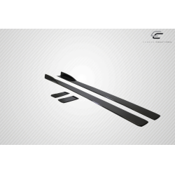 Universal Carbon Creations DriTech C-Speed Side Splitters - 4 Piece image - 1