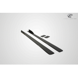 Universal Carbon Creations DriTech C-Speed Side Splitters - 4 Piece image - 5