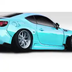 2013-2020 Scion FR-S Toyota 86 Subaru BRZ Wide Body GT500 V3 Side Skirts - 4 Piece image - 9