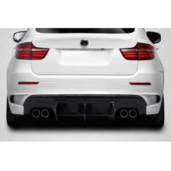 2008-2014 BMW X6M E71 E72 Carbon Creations DriTech AK-M Rear Diffuser - 1 Piece image - 1