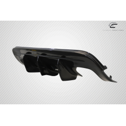 2008-2014 BMW X6M E71 E72 Carbon Creations DriTech AK-M Rear Diffuser - 1 Piece image - 3