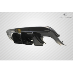 2008-2014 BMW X6M E71 E72 Carbon Creations DriTech AK-M Rear Diffuser - 1 Piece image - 4