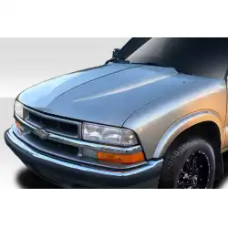 1994-2004 Chevy S10 1995-2004 Blazer 3" Cowl Hood - 1 Piece image - 7