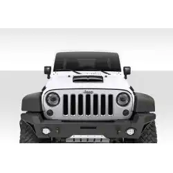 Universal Dual Ram Air Hood Scoop - 1 Piece image - 1